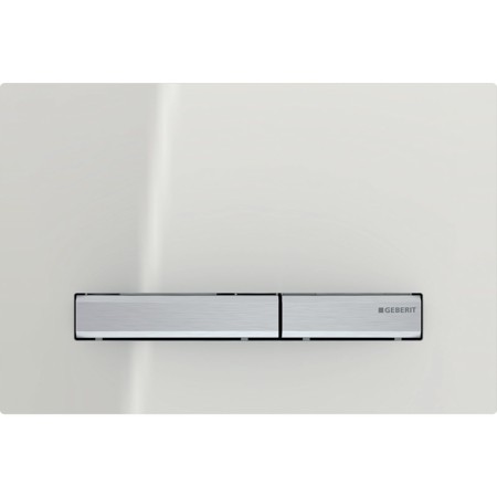 GEBERIT SIGMA 50 PLAQUE EN VERRE GRIS SABLE