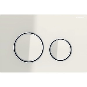 GEBERIT SIGMA 21 PLQUE VITRE GRIS SABLE
