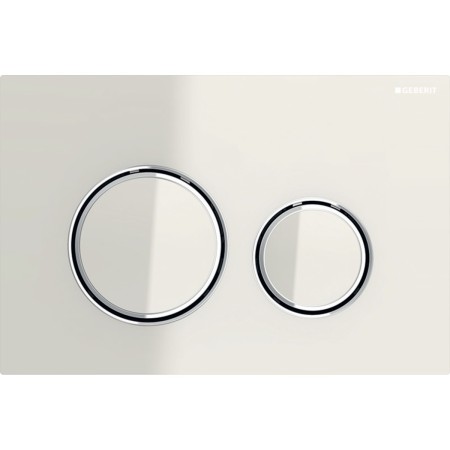 GEBERIT SIGMA 21 PLQUE VITRE GRIS SABLE