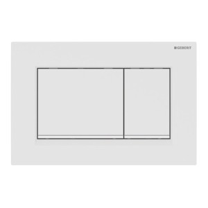 GEBERIT SIGMA 30 PLAQUE BLANC MATE