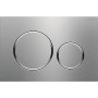 GEBERIT SIGMA 20 PLAQUE EN ACIER INOX BROSSÉ