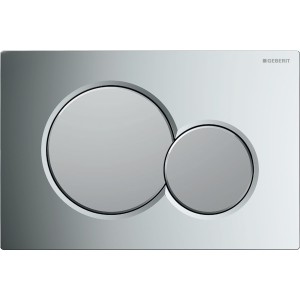 GEBERIT SIGMA 01 PLAQUE CHROME/ CHROME SATINÉ