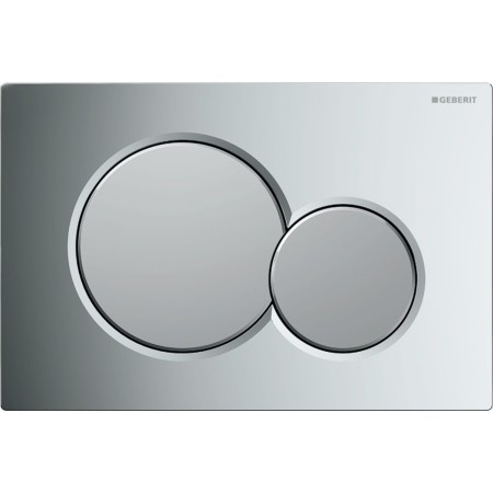 GEBERIT SIGMA 01 PLAQUE CHROME/ CHROME SATINÉ