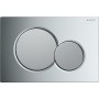 GEBERIT SIGMA 01 PLAQUE CHROME/ CHROME SATINÉ