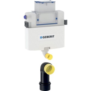 GEBERIT Cuvette de chasse encastrée Geberit Omega 12 cm, 6/3 litres, hauteur d'installation 82 cm