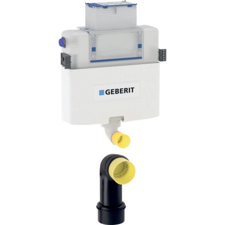GEBERIT Cuvette de chasse encastrée Geberit Omega 12 cm, 6/3 litres, hauteur d'installation 82 cm