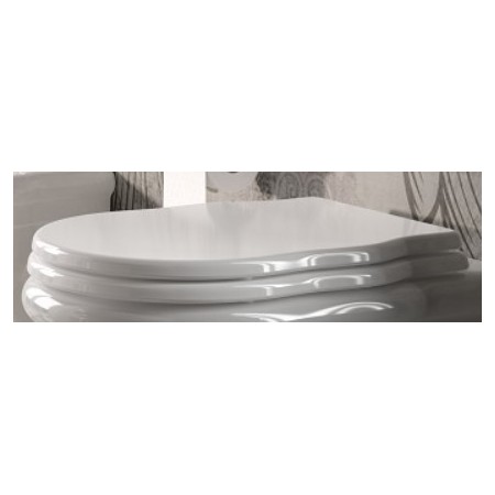 HIDRA ELLADE COUVRE WC RALENTI POLYESTER CHARNIÈRE CHROME