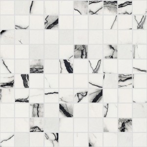 FLORIM - FLOOR GRES B&W MOSAICO BREACH HAUT BRILLANT 30X30