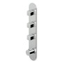 ZUCCHETTI BRIM THERMOSTATIQUE DE DOUCHE C/ 3 ROB. D'ARRÊT