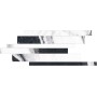 FLORIM - FLOOR GRES B&W LISTELLO SFALSATO WAVE HAUT BRILLANT 21X40