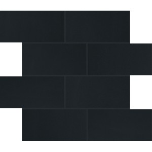 FLORIM - FLOOR GRES B&W MURETTO NOIR NATUREL 30X30 - SP.6MM