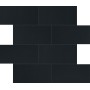 FLORIM - FLOOR GRES B&W MURETTO NOIR BRILLANT 30X30 -SP.6MM
