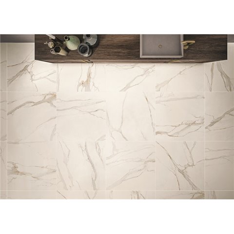ELEMENTS LUX CALACATTA GOLD LAPPATO RECTIFIE' 60X60 KEOPE