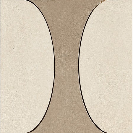 FLORIM - CARRELAGE GRES INDUSTRIEL DÉCOR A TAUPE/IVOIRE SOFT 30X30