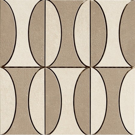 FLORIM - CARRELAGE GRES INDUSTRIEL DECORO B TAUPE/IVOIRE SOFT 30X30