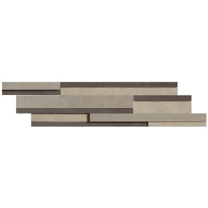 FLORIM - LISTELLO MIX 3D SAGE/PLOMB/STEEL 15X60 DE FLOOR GRES INDUSTRIAL