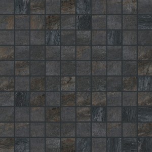 FLORIM - FLOOR GRES WALKS/1.0 MOSAÏQUE NOIRE NATURELLE 30X30