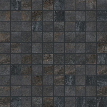 FLORIM - FLOOR GRES WALKS/1.0 MOSAÏQUE NOIRE NATURELLE 30X30