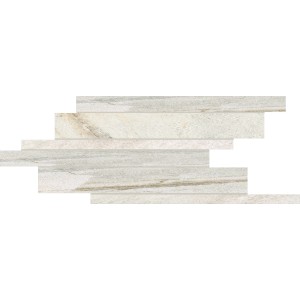 FLORIM - FLOOR GRES WALKS/1.0 MODULO LISTELLO SFALSATO BLANC NATUREL 21X40