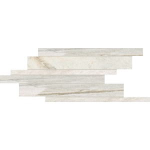 FLORIM - FLOOR GRES WALKS/1.0 MODULO LISTELLO SFALSATO BLANC SOFT 21X40