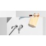 ZUCCHETTI GILL MITIGEUR DE LAVABO MURAL 220MM