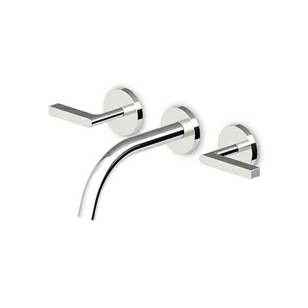 ZUCCHETTI ROBINET DE LAVABO SIMPLEMENT BEAU 3 TROUS MURAL 170MM