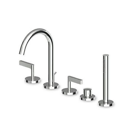 ZUCCHETTI SIMPLEMENT BEAU ROBINET DE BAIN À 5 TROUS