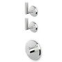 ZUCCHETTI SIMPLEMENT BEAU THERMOSTATIQUE C/ 2 ROB. ARRÊT