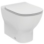 IDEAL STANDARD VASQUEE À POSER TESI MUR TOUT EN UN AVEC SYSTÈME AQUABLADE ET COUVERCLE SLIM SOFT-CLOSE BLANC BRILLANT