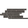 FLORIM - FLOOR GRES EARTHTECH CARBON_FLAKES GLOSSY-BRIGHT LISTELLO SFALSATO 21X40