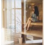 Effe By Effegibi SKY 40 SAUNA DIMENSIONS 170X130X201 EN ASPEN TRAITÉ THERMIQUEMENT