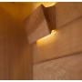Effe By Effegibi SKY 40 SAUNA DIMENSIONS 170X130X201 EN ASPEN TRAITÉ THERMIQUEMENT