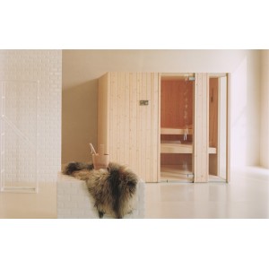 Effe By Effegibi AUKI 40 SAUNA DIMENSION 189X126X201 EN EPICEA
