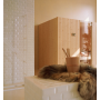 Effe By Effegibi AUKI 40 SAUNA DIMENSION 189X126X201 ASPEN TRAITEMENT THERMIQUE