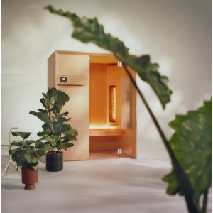 Effe By Effegibi IDEA IR 1000 SAUNA INFRAROUGE DIMENSIONS 132X100X201 HEMLOCK CANADIEN