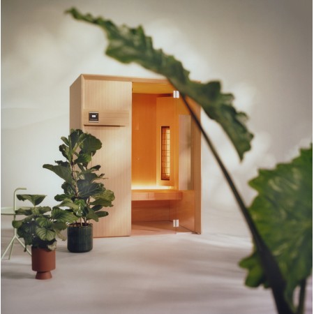 Effe By Effegibi IDEA IR 1000 SAUNA INFRAROUGE DIMENSIONS 132X100X201 HEMLOCK CANADIEN