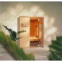 Effe By Effegibi IDEA IR 1000 SAUNA INFRAROUGE DIMENSIONS 132X100X201 HEMLOCK CANADIEN