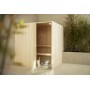 Effe By Effegibi SAUNA FACILE 45 DIMENSIONS 180X120X200 EN ASPEN NATUREL