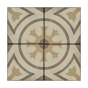 RAGNO CERAMICHE OTTOCENTO DÉCOR TAPIS 5 AMBRE 20X20
