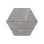 RAGNO CERAMICHE REALSTONE_LUNAR MOSAÏQUE 3D ARGENT 29X33.5
