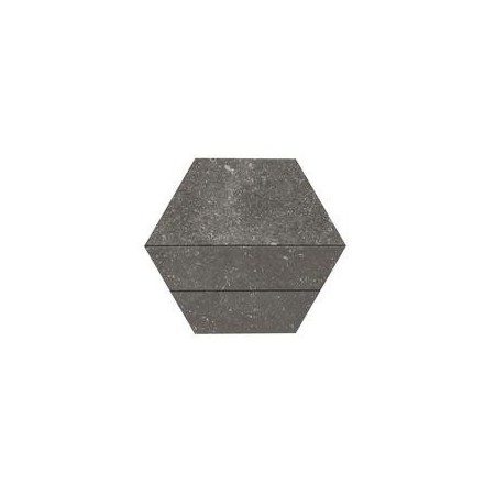 RAGNO CERAMICHE REALSTONE_LUNAR MOSAÏQUE 3D GRIS FONCÉ 29X33.5