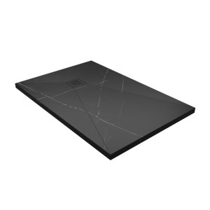 DISENIA BLADE PLAT DOUCHE LAMINAM NOIR MARQUINIA MAT
