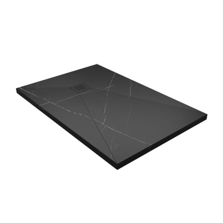 DISENIA BLADE PLAT DOUCHE LAMINAM NOIR MARQUINIA MAT