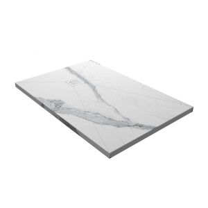 DISENIA BLADE PLAT DE DOUCHE LAMINAM STATUARIO OPAC