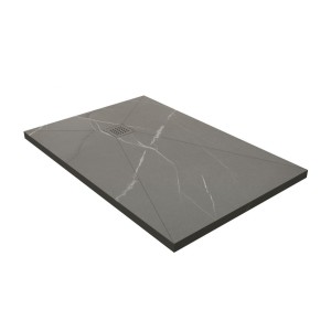 DISENIA BLADE PLAT DOUCHE LAMINAM PIERRE GRIS MAT