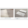 DISENIA LAME PLATE DOUCHE LAMINAM ARDOISE BLANCHE À RUPTURE