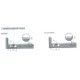 DISENIA LAME PLATE DOUCHE LAMINAM ARDOISE BLANCHE À RUPTURE