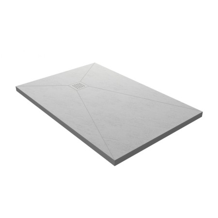 DISENIA LAME PLATE DOUCHE LAMINAM ARDOISE BLANCHE À RUPTURE