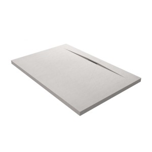 DISENIA DUAL PLATEAU DE DOUCHE EN TECHNOGEL BLANC