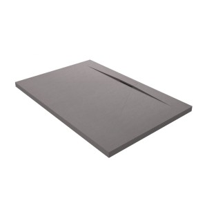 DISENIA DUAL PLATEAU DE DOUCHE EN TECHNOGEL CIMENT